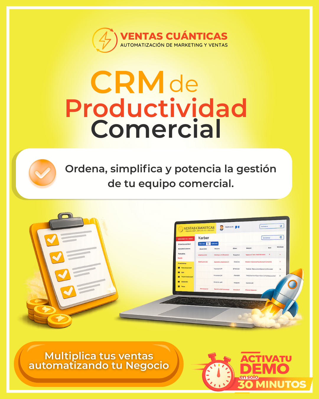 CRM de Productividad Comercial